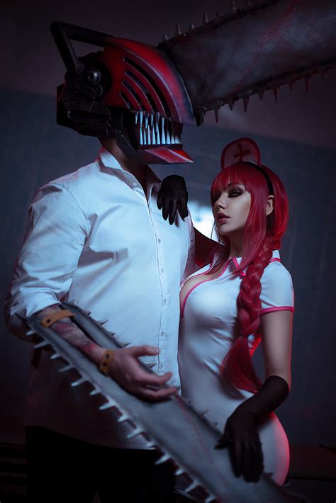 Makima and Denji cosplay : r/ChainsawMan