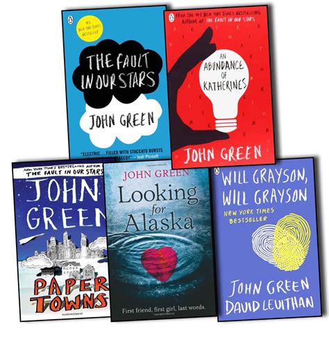 John Green 5 Books Collection Pack Set The Fault In Our Stars Looking