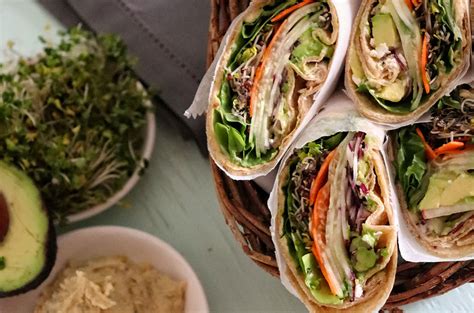 California Hummus Wraps