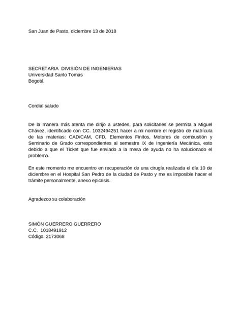 Modelo De Carta Para Solicitar Cambio De Fecha De Examen Consejos Y