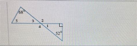 Solved Find The Measures Of Angles Through In The Figure Chegg