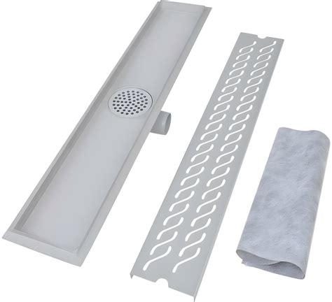 Drain de douche linéaire 73 cm acier inoxydable vidange de douche 02