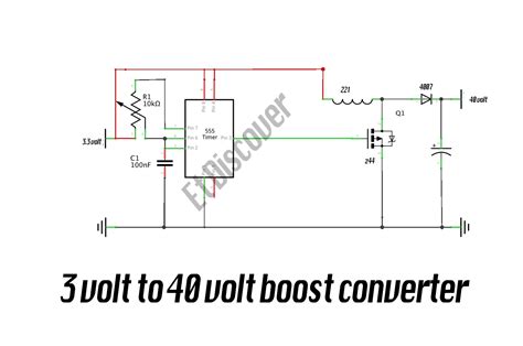 3 Volt To 40 Volt Boost Converter Et Discover