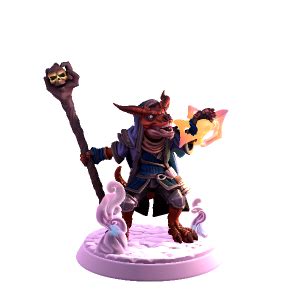 Kobold Warlock Made With Hero Forge