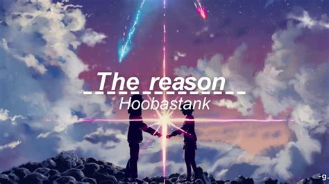 The Reason Hoobastank Letra En Espa Ol E Ingl S Youtube