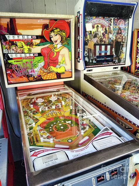 Vintage Pinball Machines A Game Of Skill Photograph By Paul Ward Pixels