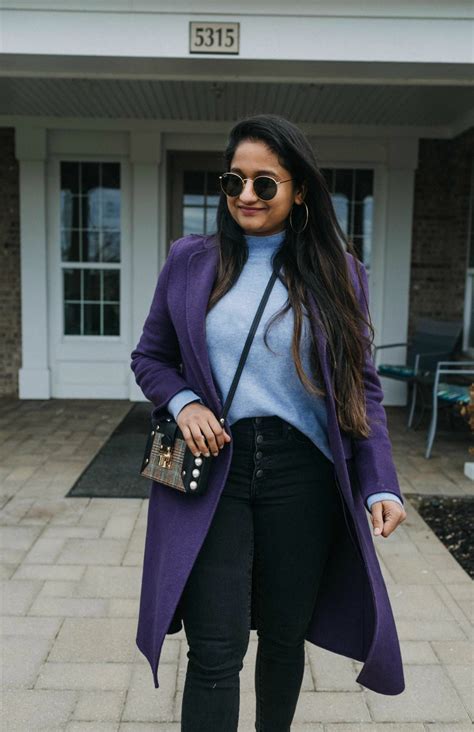 The Cutest Blue And Purple Outfit Fall Fashion Dreaming Loud