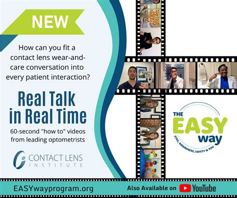 One Minute Videos Help Ecps Communicate Contact Lens Wear And Care Tips