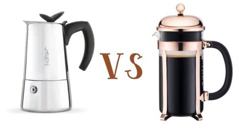 Moka Pot Vs French Press The Differences Are Chalk And Cheese