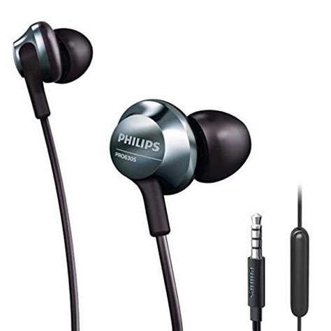 philips  ear headphones wired earbuds  microphone powerful bass