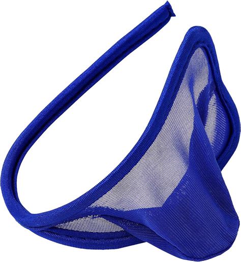 MSemis Herren C String Tanga Micro Slip Männer Transparent Panty Netz