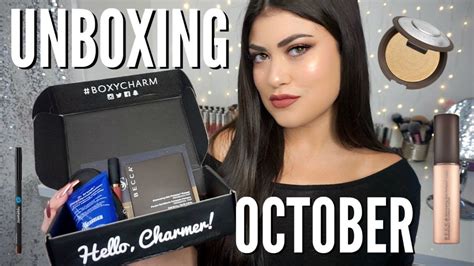 October 2017 BOXYCHARM Unboxing OMG 139 Value YouTube