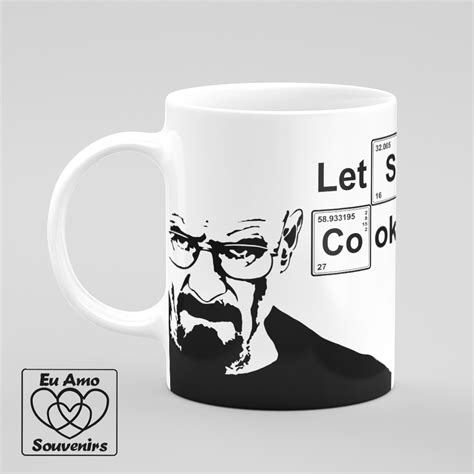 Caneca Personalizada Breaking Bad Lets Cook Walter White Meth Labs