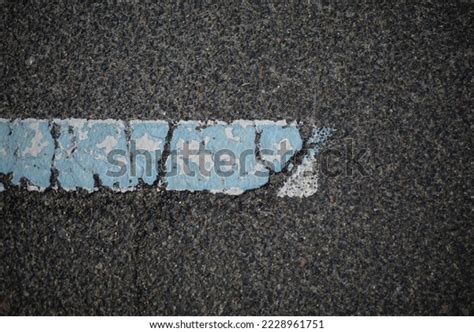 Texture White Paint Road Marking On Stock Photo 2228961751 | Shutterstock