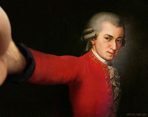 Portrat Wolfgang Amadeus Mozart Dito Von Tease Photographie Dart