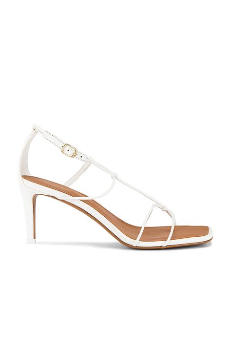 Zimmermann Strappy Heeled Sandal In Off White Revolve