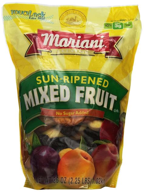 Mariani Sun Ripened Mixed Fruit No Sugar Added Dried 36 Ounce Value Bag | eBay