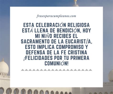 Felicitaciones para niños de primera comunión frasescumple