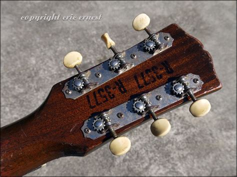 1955 Les Paul Junior Stamp On Top Edge Of Headstock