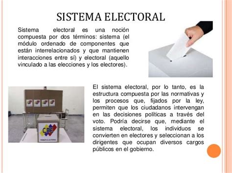 Los Sistemas Electorales