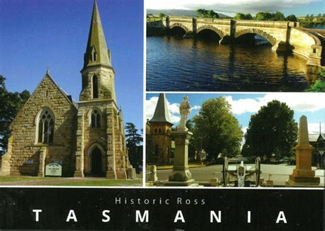 Historic Ross Tasmania Postcard Tasmanian Postcards Souvenirs