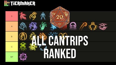 Bg Cantrips Tier List Youtube