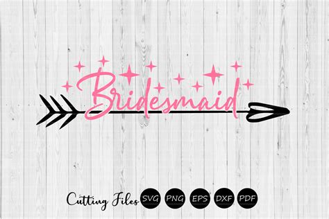 Bridesmaid Wedding Cut File Graphic By Hd Art Workshop · Creative Fabrica