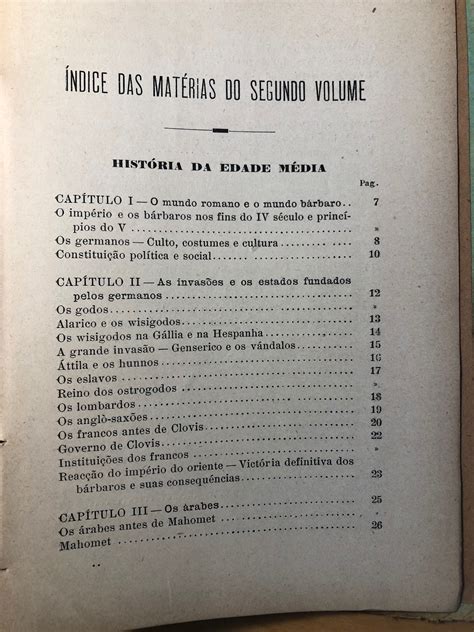 Curso De Hist Ria Universal Fortunato De Almeida Braga Maximinos S