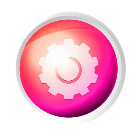 Setting Or Tool Symbol Colorful Game Button Png