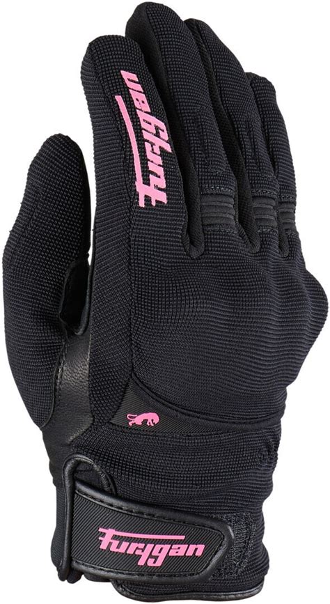 Furygan Jet All Saison D O Lady Gloves Black Pink Ab