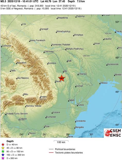 Cutremur Cu Magnitudinea De Grade In Moldova Centrala Podisul