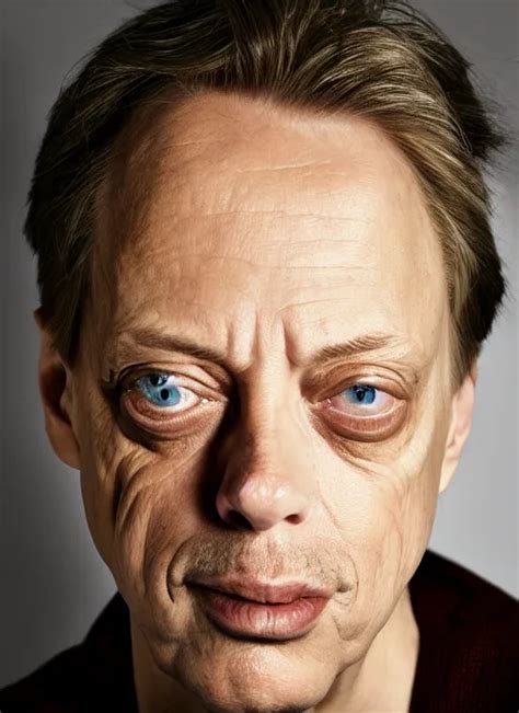 Portrait Of Beautiful Female Steve Buscemi By Mario Stable Diffusion