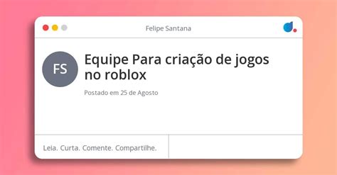 Equipe Para Cria O De Jogos No Roblox