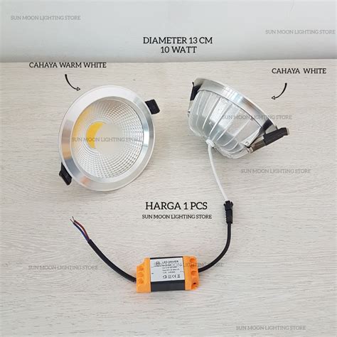 Jual Lampu Downlight H Cob Led W Epistar Hanmac Shopee Indonesia