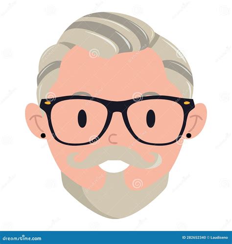 Isolated Colored Handsome Male Hipster Avatar Vector Stock Vector Illustration Of Clothing