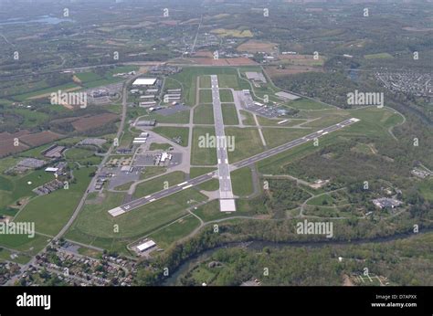 Aerial view of Reading Airport, Pennsylvania Stock Photo - Alamy