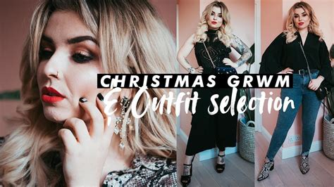 Christmas Party Grwm Outfit Choices Youtube