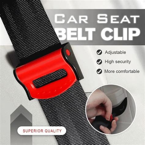 Limite De Ceinture De S Curit R Glable Pour Voiture Clip De S Curit