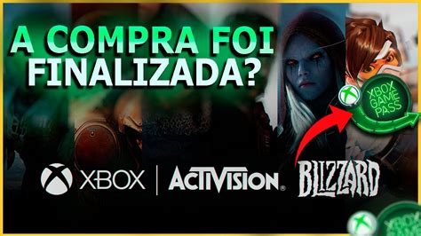 URGENTE FOI APROVADA Compra Da ACTIVISION Blizzard Pela MICROSOFT