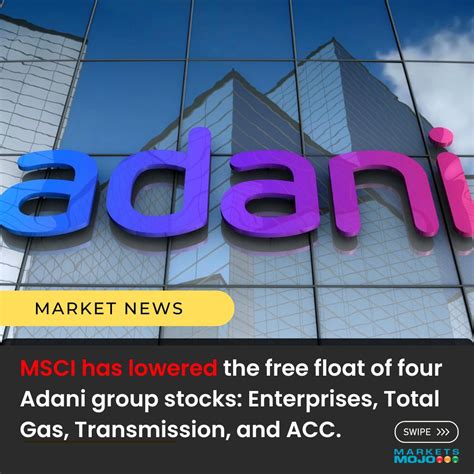 Marketsmojo On Twitter Msci Cut Free Float Of Adani Group Companies