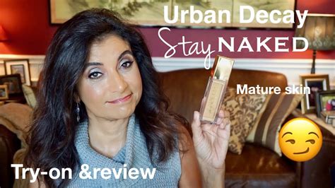 Ud Stay Naked Foundation Try On And Review Over Youtube