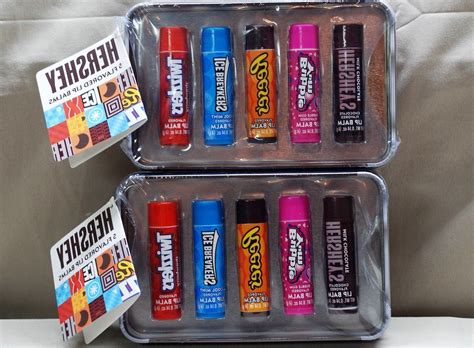 2 Sets Hershey 5 Flavored Lip Balm Bubble