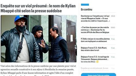 Kylian Mbapp Cit Dans Une Enqu Te De Viol Pr Sum Une Affaire Qui