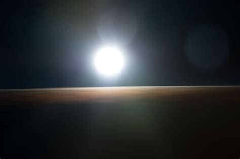 Sunrise seen from the International Space Station | Earth Blog