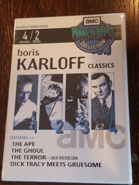 Amc Monsterfest Collection Dvd Lot Brois Karloff Bela Lugosi Cult