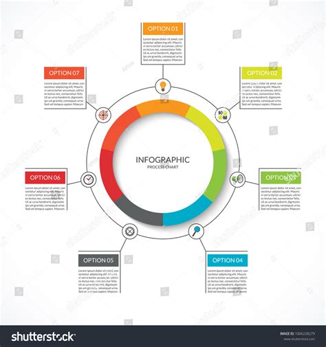 Infographic Cycle Diagram Process Chart 7 Stock Vector (Royalty Free ...