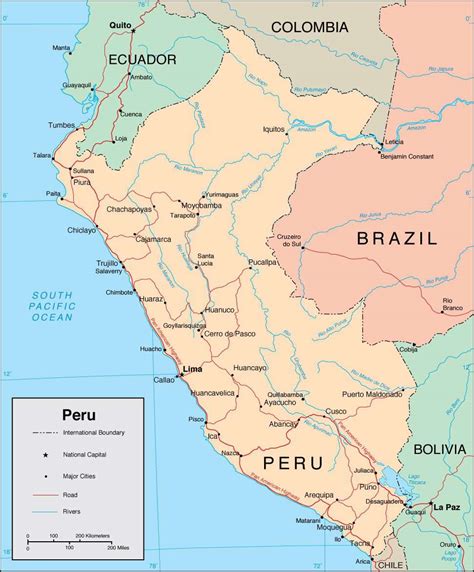 Amazon Peru Map