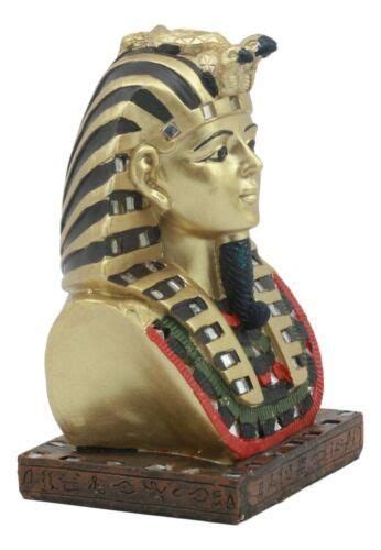 Ancient Egyptian Mask Of King Tut Bust Statue H Pharaoh Tutankhamun