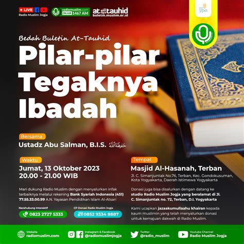 Bedah Buletin At Tauhid Pilar Pilar Tegaknya Ibadah Radio Muslim Jogja