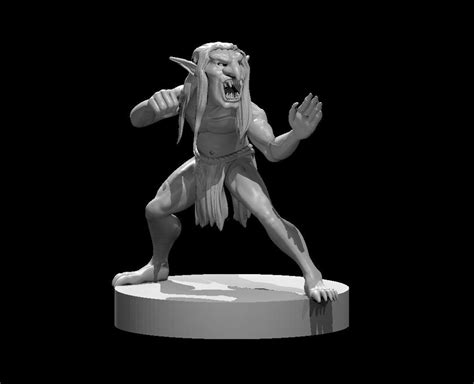 Goblin Monk Feral Miniature Mz4250 Dandd 5e Dungeons And Etsy